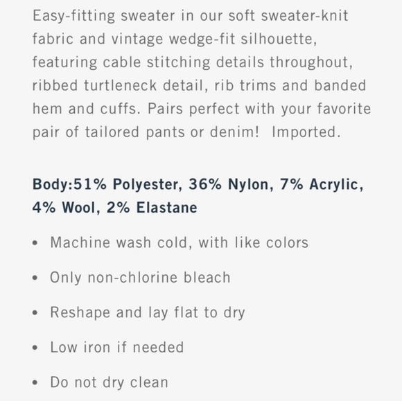 NWOT Women's Abercrombie & Fitch Soft Gray Turtleneck Sweater - Picture 9 of 9